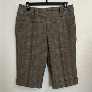 Plaid Bermuda Shorts